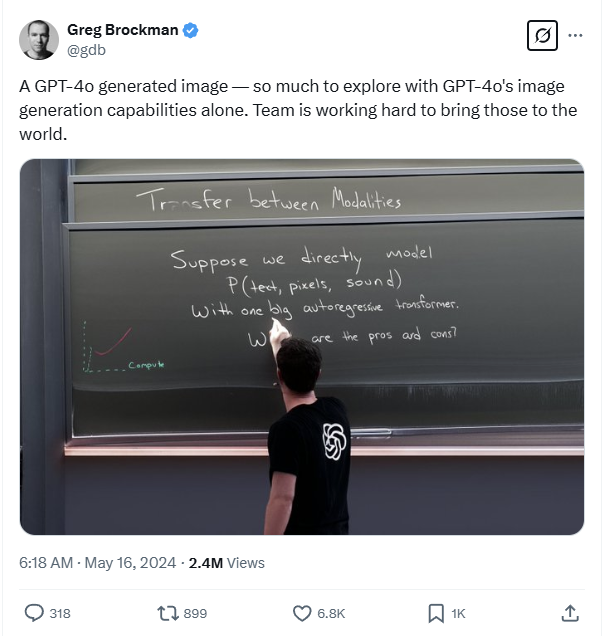 跳票了近一年！OpenAI 上线 GPT-4o 原生图像生成功能