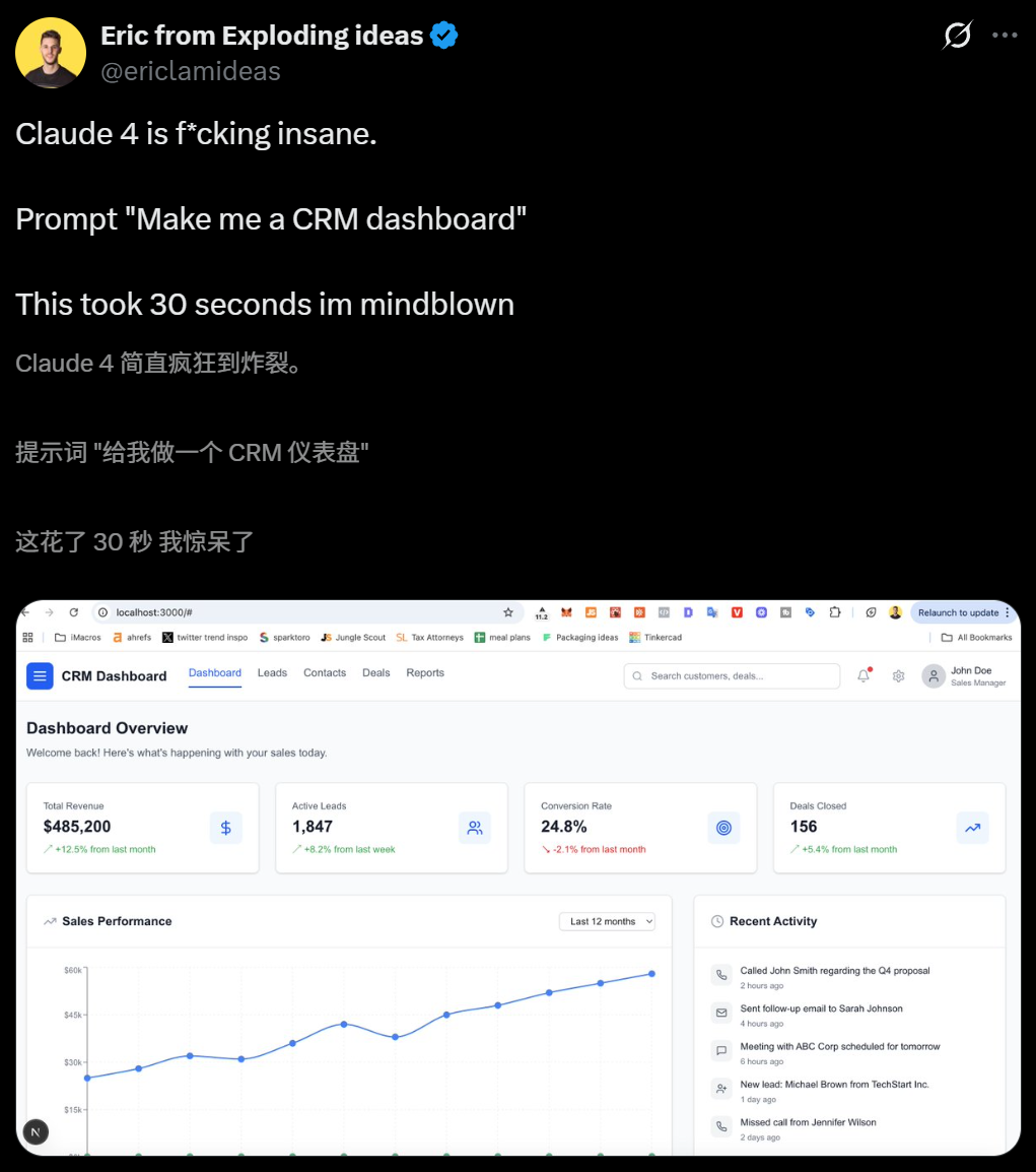 AI 编程新王 Claude 4,深夜震撼登基!连续编码 7 小时,开发者惊掉下巴 AI 编程新王 Claude 4,深夜震撼登基!连续编码 7 小时,开发者惊掉下巴