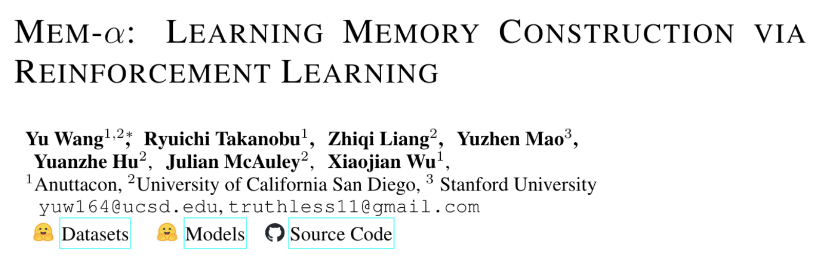 LLM 记忆管理终于不用“手把手教”了,新框架让智能体自主管理记忆系统 LLM 记忆管理终于不用“手把手教”了,新框架让智能体自主管理记忆系统