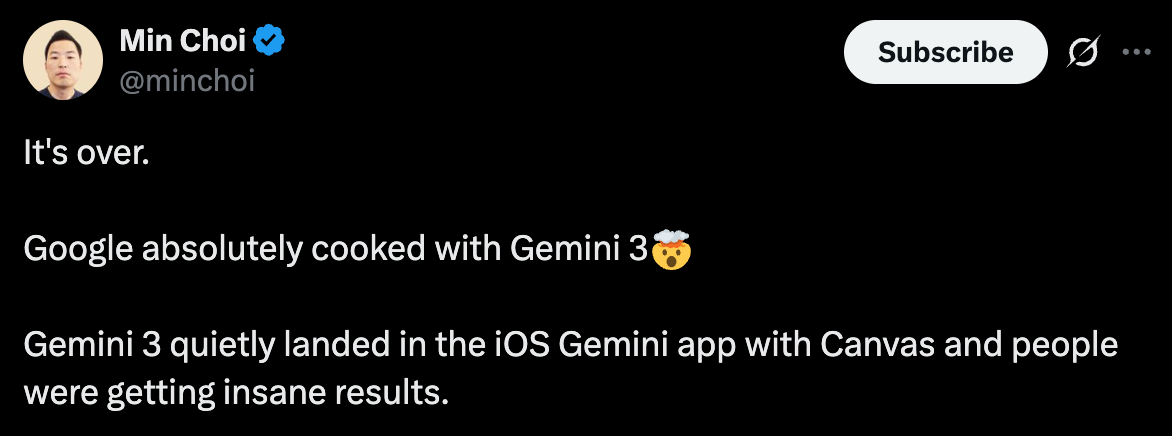 年度最强 AI 压轴！谷歌 Gemini 3.0 下周决战 OpenAI，前端要下岗了！