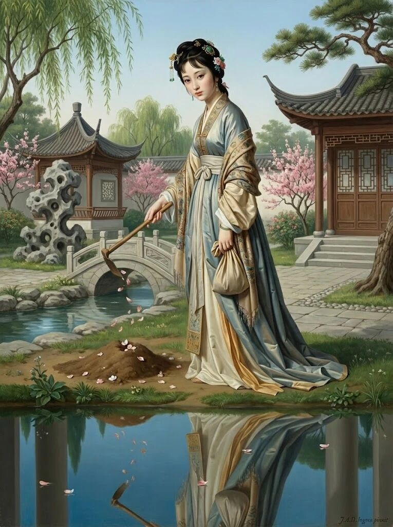 图片[11]-东西方美学的碰撞！谷歌Nano Banana Pro以十一位艺术大师风格重现红楼梦-AI Express News