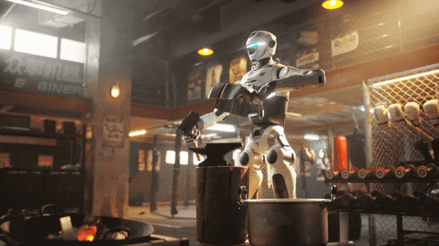 图片[3]-国产 T800 来了！回旋踢拳击技能点满，超越 80% 男性，这才是铁甲钢拳-AI Express News