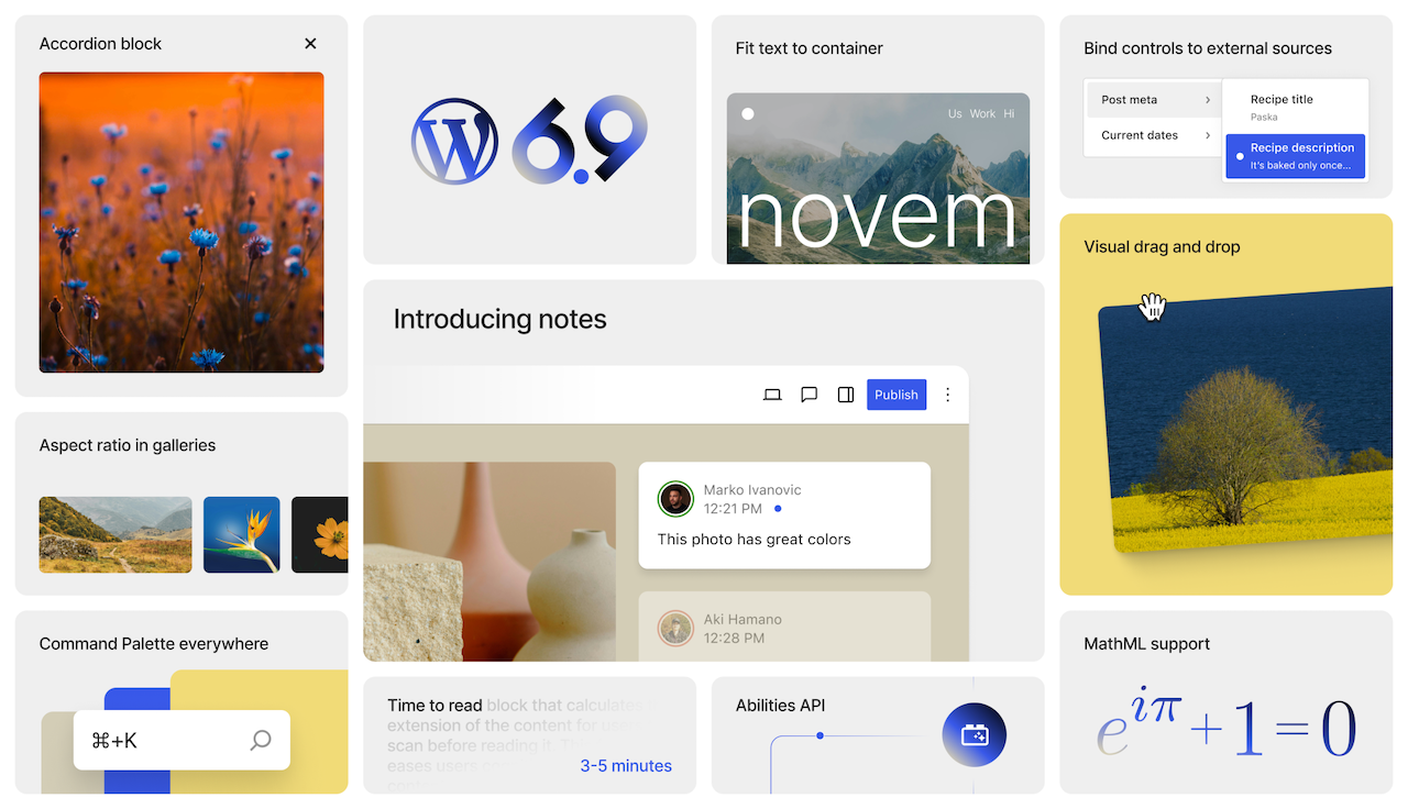 图片[1]-WordPress 6.9 发布，开启 AI 时代的内容创作新体验！-AI Express News