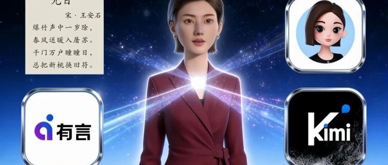 颠覆传统！豆包＋Kimi＋有言，0门槛制作3D数字人微课！！-AI Express News