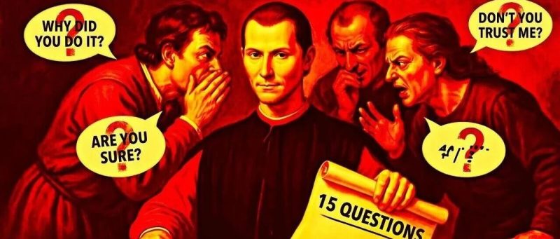 骗子用来操控你的 15 个问题 —— 马基雅维利式的反向心理策略-AI Express News