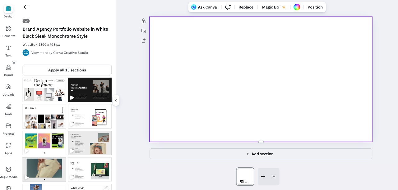 图片[5]-别发PDF作品集了！教你用 Canva 0代码搞定有审美的个人网站-AI Express News