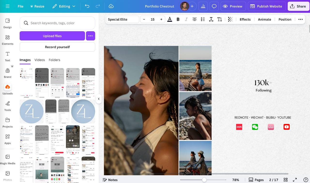 图片[6]-别发PDF作品集了！教你用 Canva 0代码搞定有审美的个人网站-AI Express News