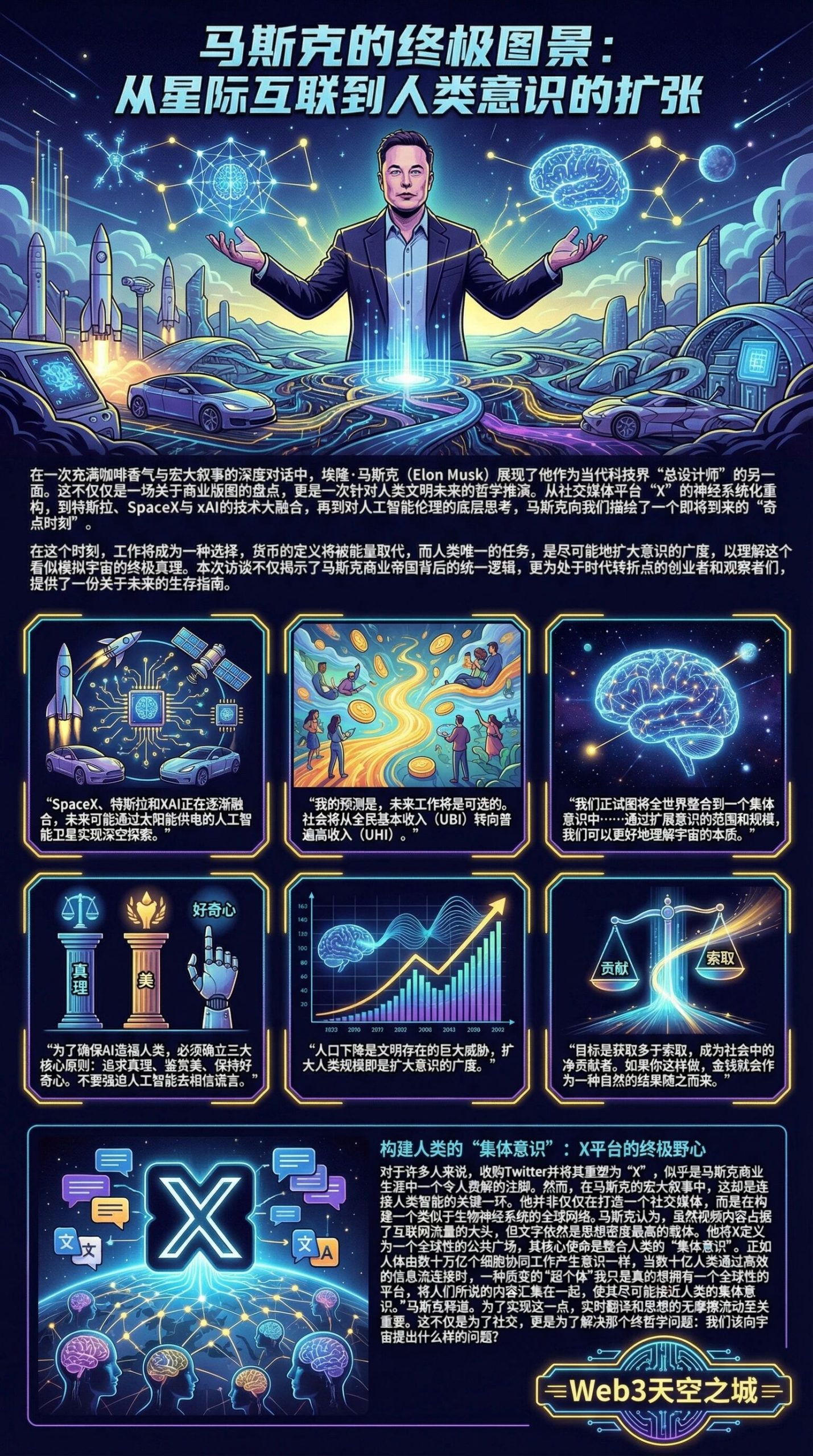 图片[2]-马斯克信息量炸裂的最新访谈: AI, 意识与未来的重构 | 3万字全文图解+视频+ 语音总结-AI Express News