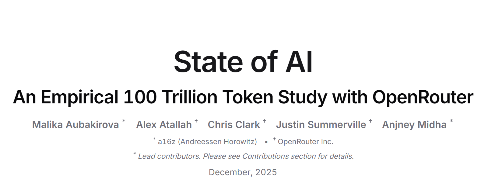 图片[2]-100万亿Token揭示今年AI趋势！硅谷的这份报告火了-AI Express News