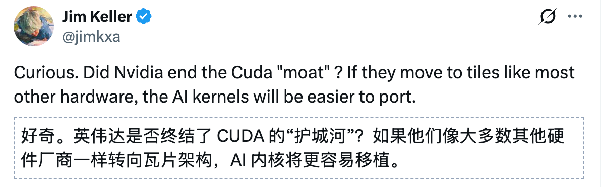 图片[5]-英伟达亲手终结CUDA「护城河」？传奇芯片架构师引发争议-AI Express News