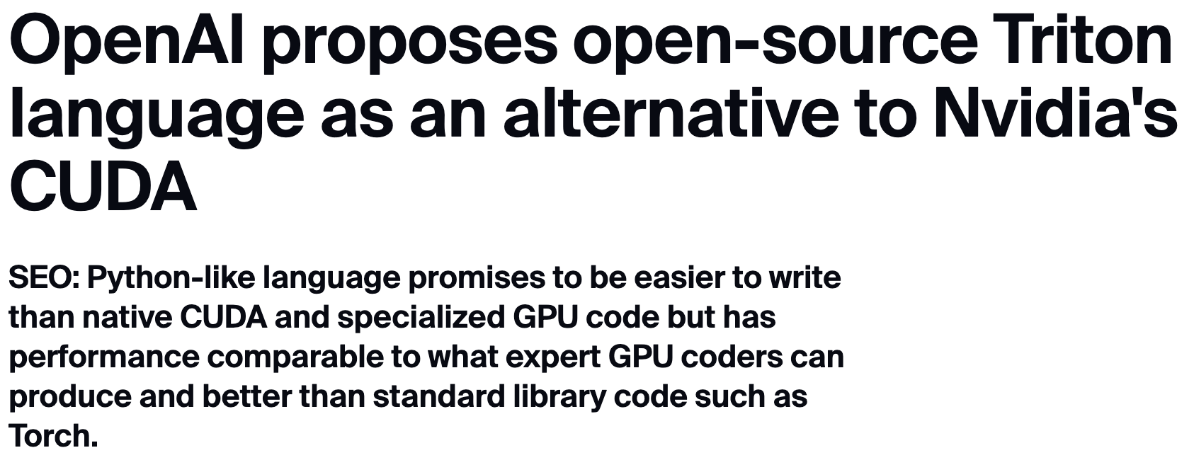 图片[21]-英伟达亲手终结CUDA「护城河」？传奇芯片架构师引发争议-AI Express News