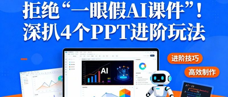 拒绝“一眼假AI课件”！深扒4个PPT进阶玩法，只有设计师知道的秘密-AI Express News
