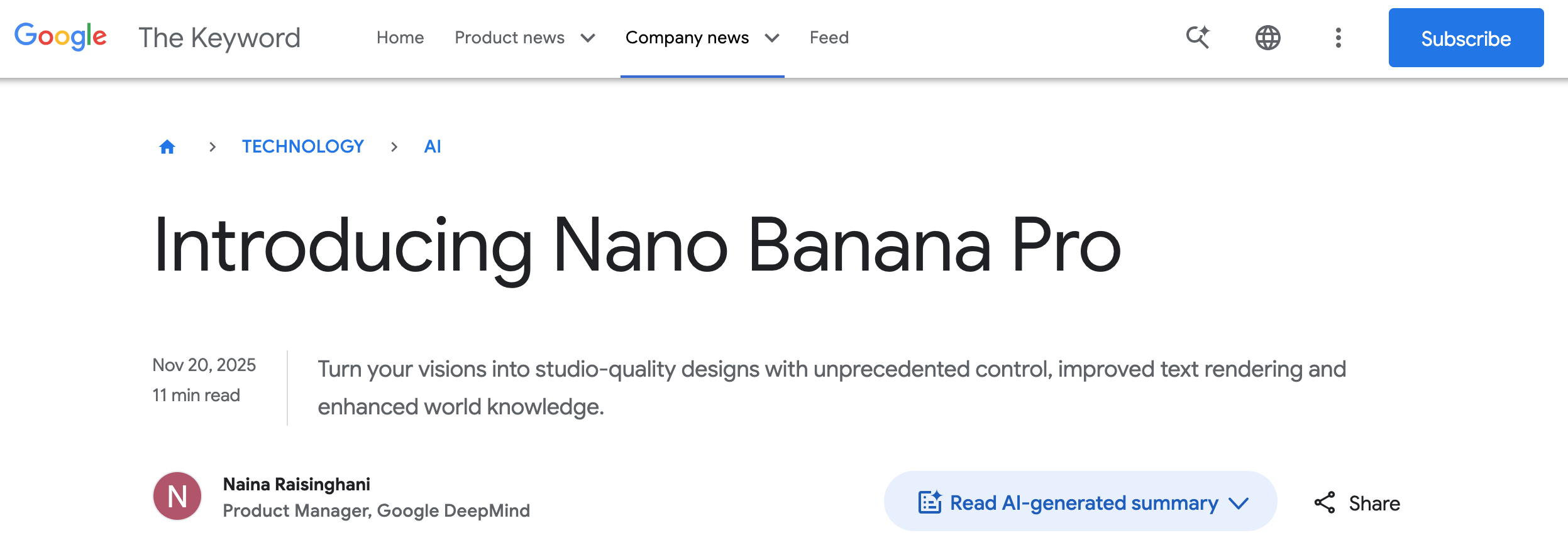 图片[7]-官方 Nano Banana Pro 详细说明与测试-AI Express News