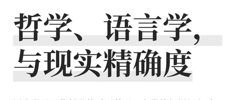 哲学、语言学，与现实精确度-AI Express News