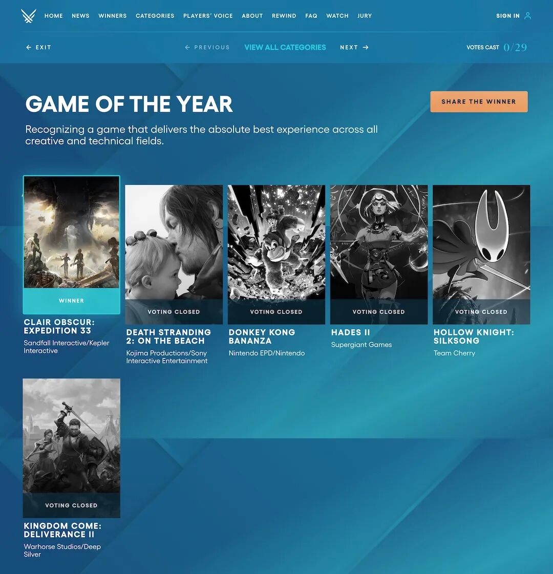 图片[16]-苹果推送iOS 26.2正式版/微信群崩了，官方回应/TGA获奖名单公布，《光与影：33 号远征队》横扫九项大奖-AI Express News