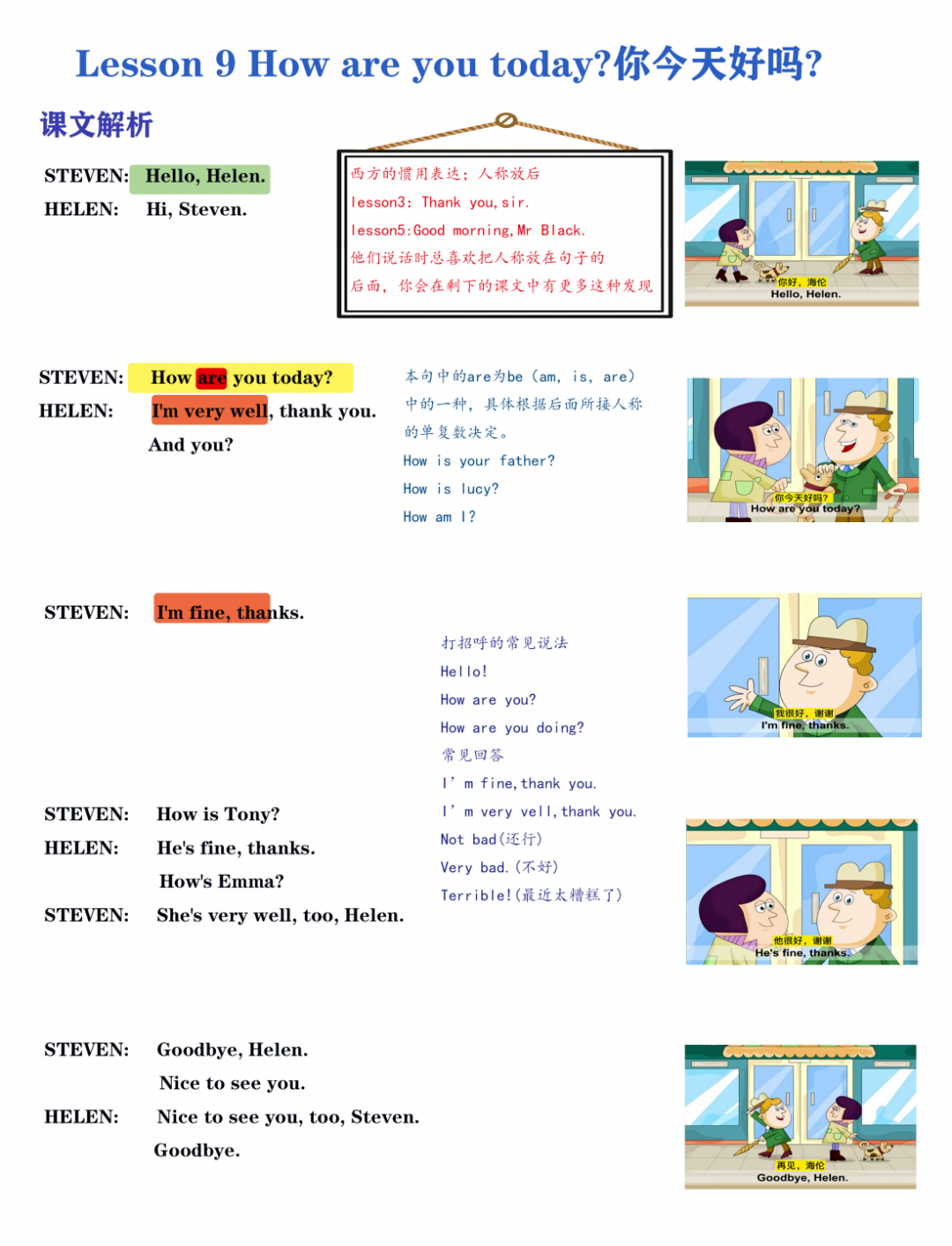 图片[6]-新概念英语第一册L1-144彩图笔记，课本知识点全拿下！-AI Express News