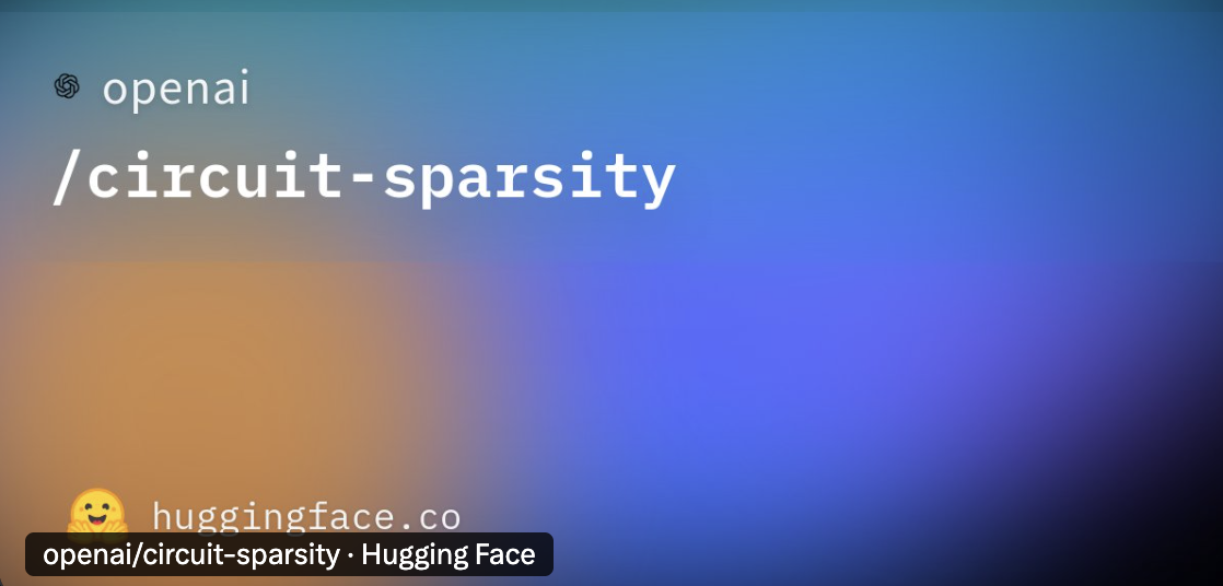 图片[1]-OpenAI突然开源新模型！99.9%的权重是0，新稀疏性方法代替MoE-AI Express News
