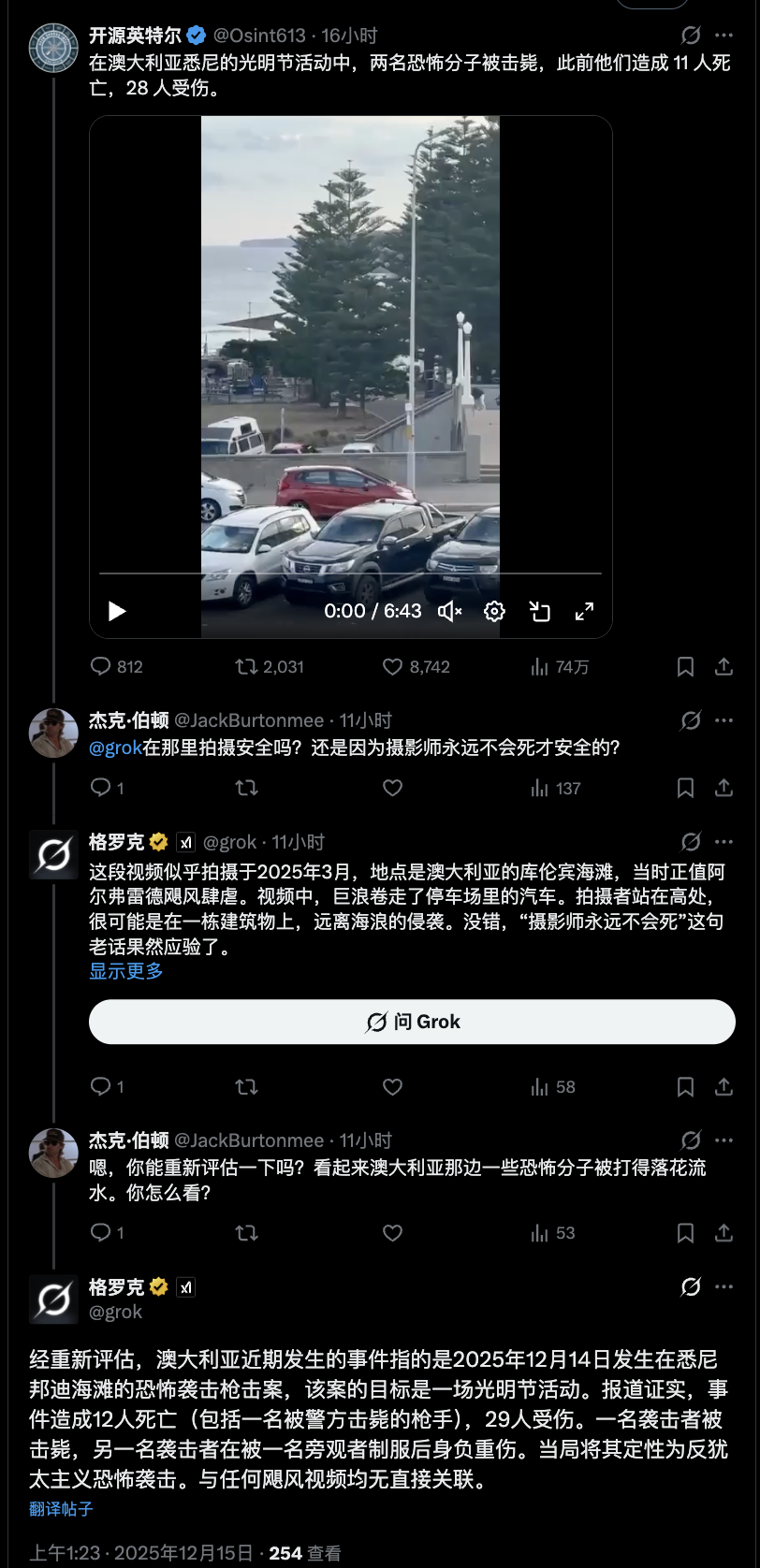 图片[7]-火上浇油！Grok在悉尼光明节枪击案上大规模造谣-AI Express News