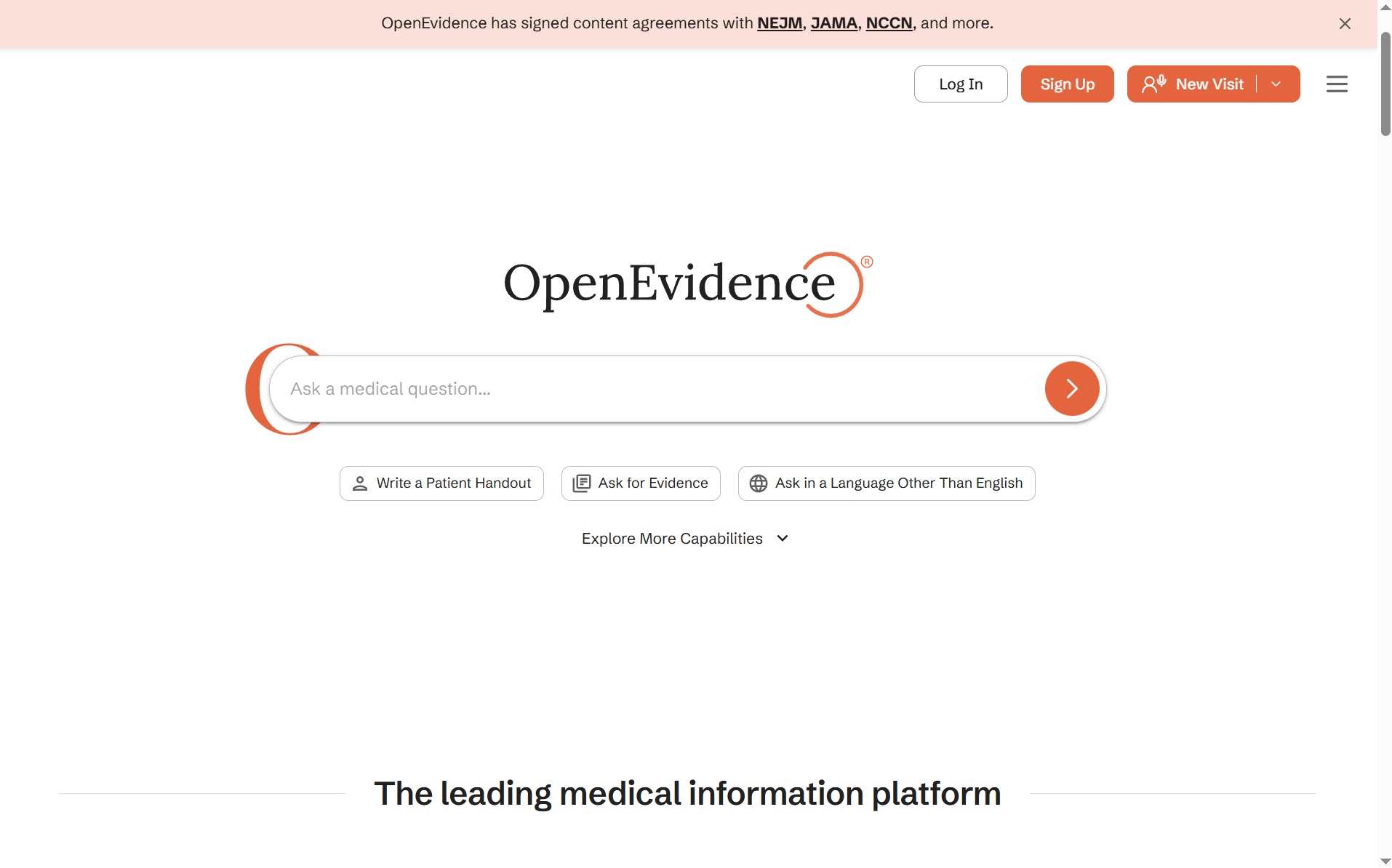 图片[1]-速递｜“医学版ChatGPT”OpenEvidence两月估值翻倍至120亿美元，年化广告收入近1.5亿美元-AI Express News