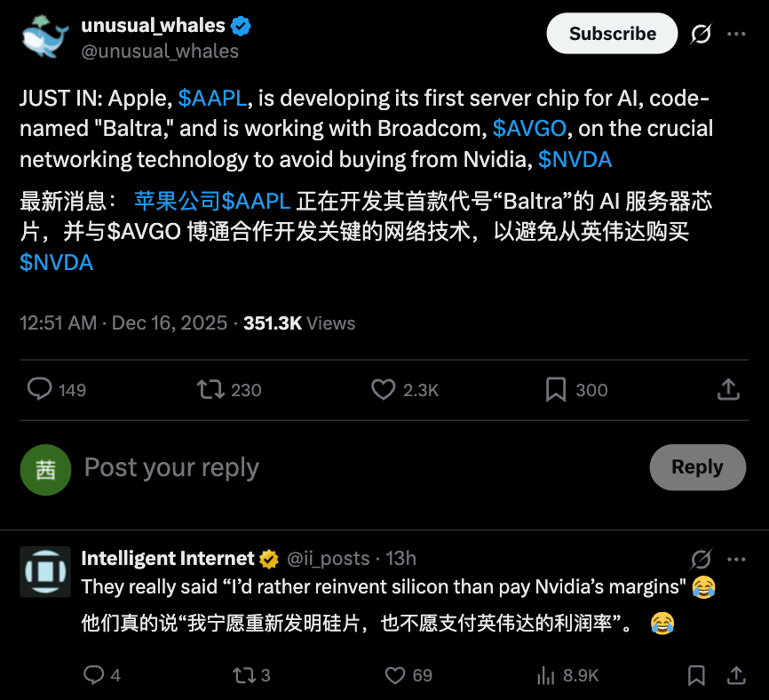 图片[3]-苹果首款AI服务器芯片曝光！联手博通-AI Express News