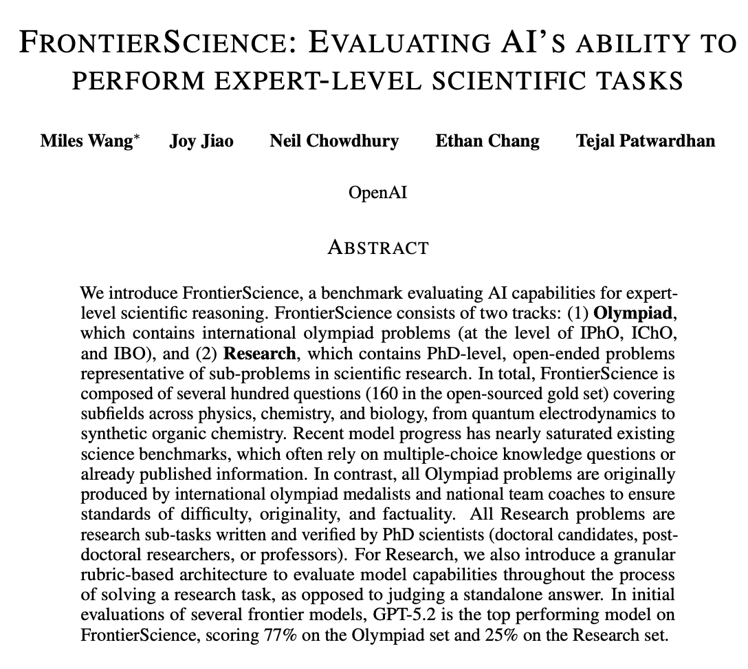 图片[3]-OpenAI发布权威AI科研基准，扯下AI遮羞布：奥赛金牌≠一流科学家！-AI Express News