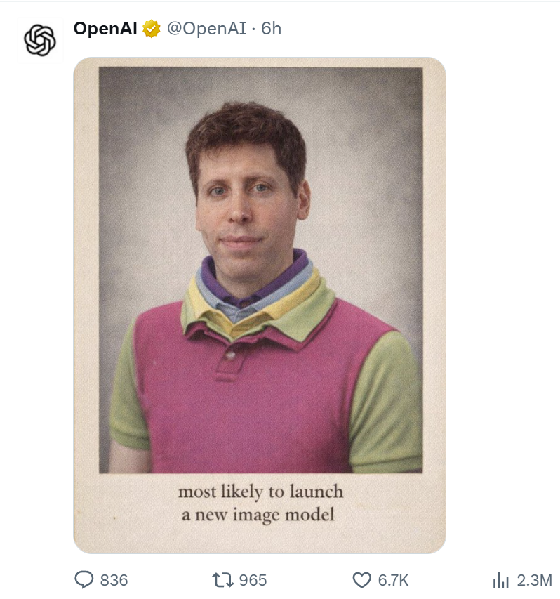 图片[5]-刚刚，OpenAI推出全新ChatGPT Images，奥特曼亮出腹肌搞宣传-AI Express News