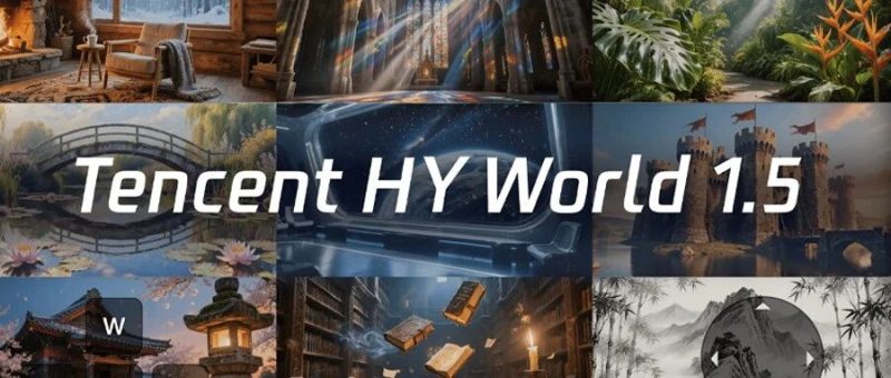 腾讯混元最新世界模型开源！支持实时生成交互，突破长期空间记忆-AI Express News