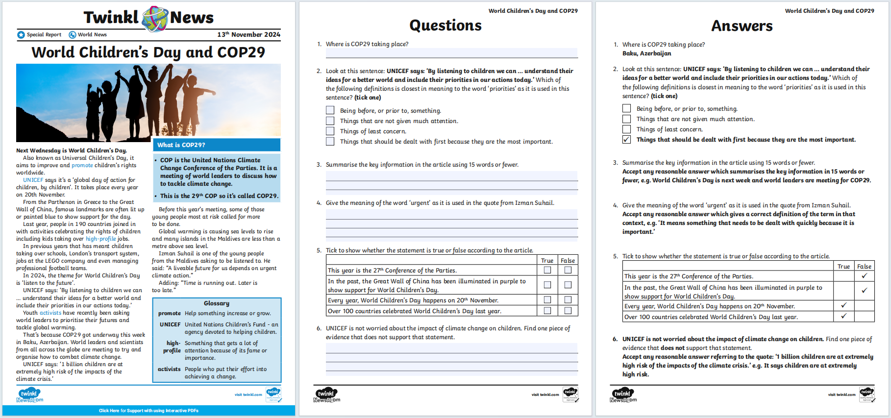 图片[1]-罕见的儿童新闻阅读练习，让孩子的英语水平和见识疯狂提升！-AI Express News