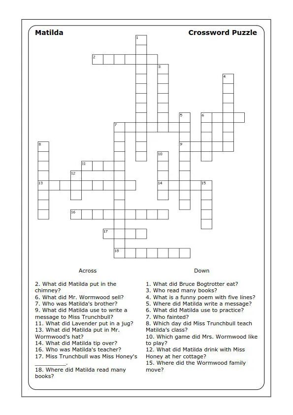 图片[11]-罗尔德名作《玛蒂尔达》英语阅读练习纸，这样精读胜读100本书！-AI Express News