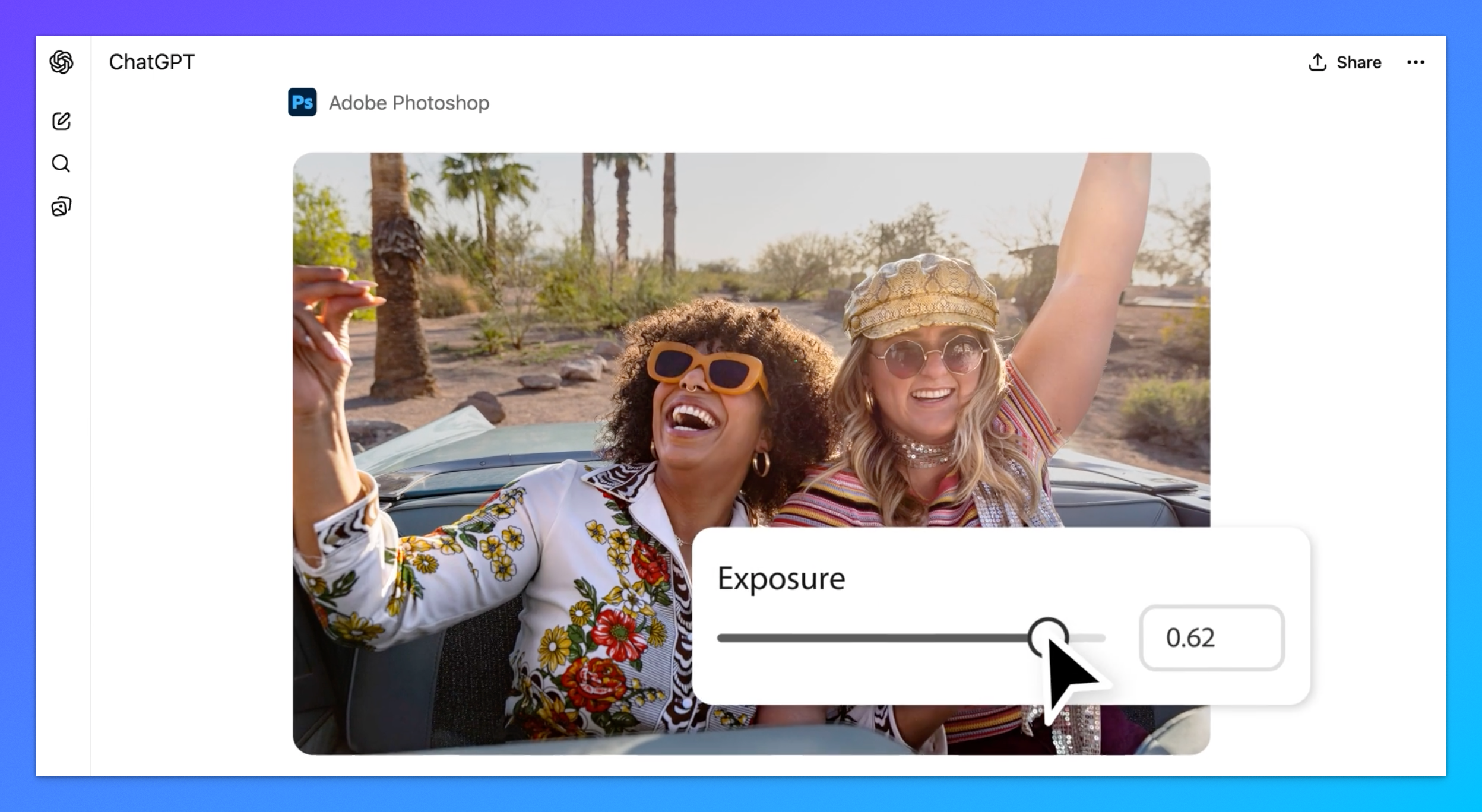 图片[2]-Adobe 把 Photoshop 搬进了 ChatGPT，免费的-AI Express News