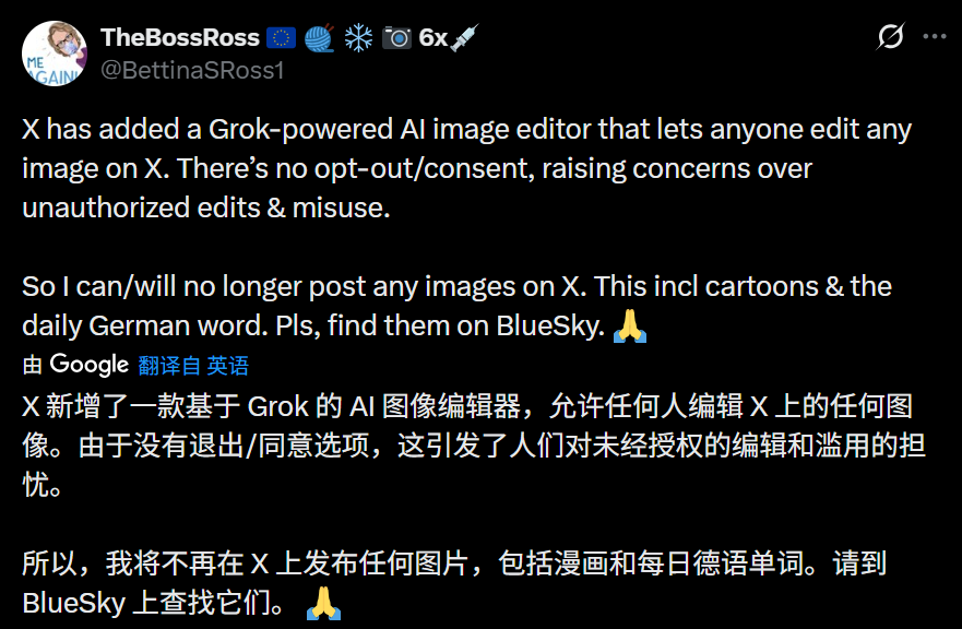 图片[9]-马斯克圣诞礼物：X上所有图片都能一键AI改图了，全球画师暴怒-AI Express News