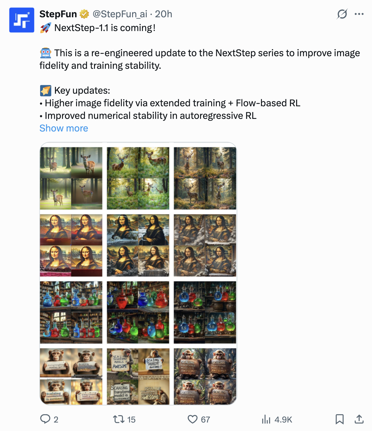 图片[1]-大模型第一股热闹正酣，“局外人”阶跃星辰发了一个小更新-AI Express News