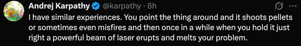 图片[5]-AI大佬Karpathy焦虑了：作为程序员，我从未感到如此落后-AI Express News