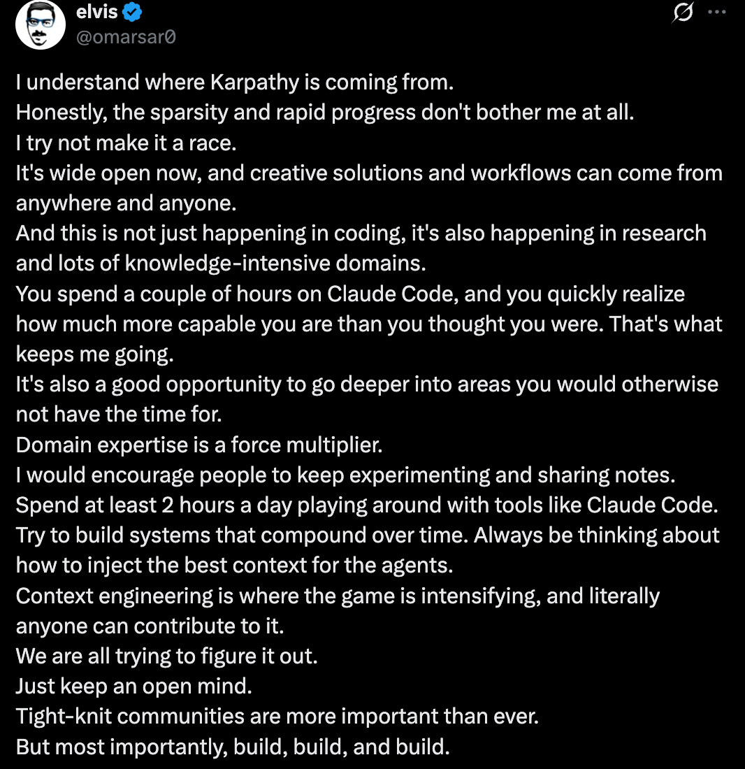 图片[8]-AI大佬Karpathy焦虑了：作为程序员，我从未感到如此落后-AI Express News