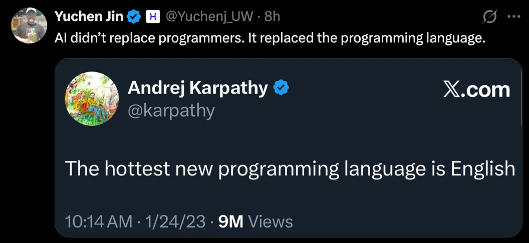 图片[11]-AI大佬Karpathy焦虑了：作为程序员，我从未感到如此落后-AI Express News