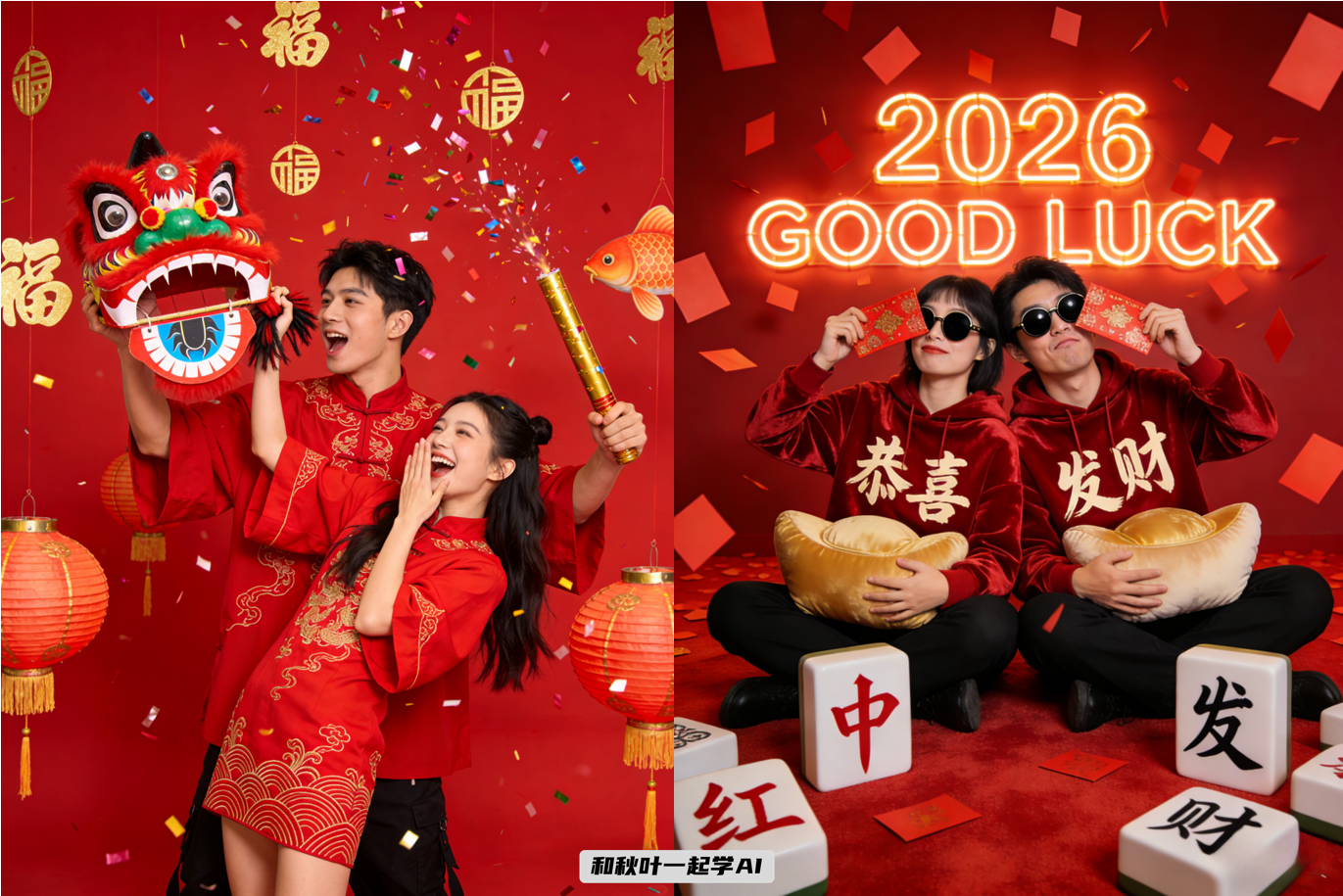 图片[22]-豆包新年写真火了！30套P图指令，朋友圈被问爆了...-AI Express News