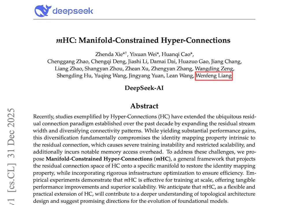 图片[3]-DeepSeek开年炸场！梁文锋又发论文了，一如既往地强-AI Express News
