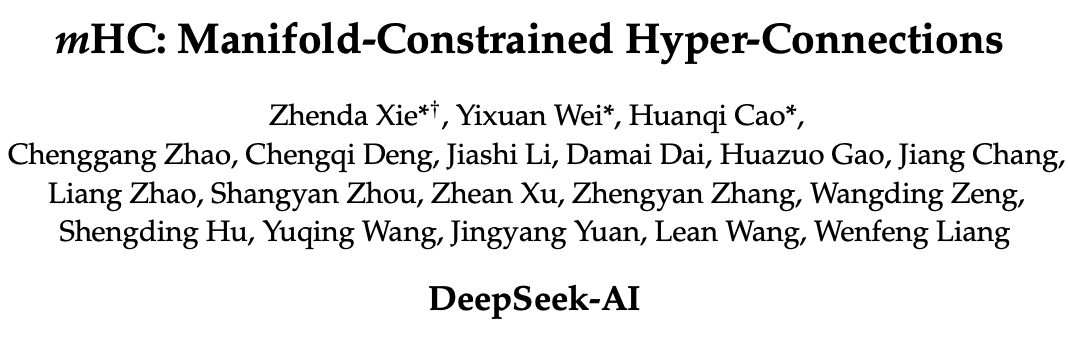 图片[2]-DeepSeek改造何恺明残差连接！梁文峰亲自署名，十年首次重大升级-AI Express News