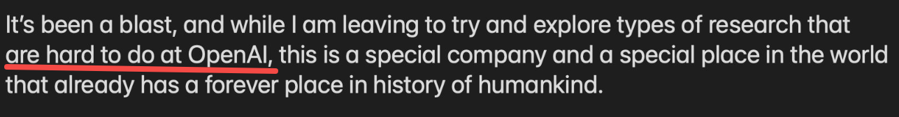 图片[6]-推理之父走了！OpenAI七年元老离职：有些研究这里没法做-AI Express News