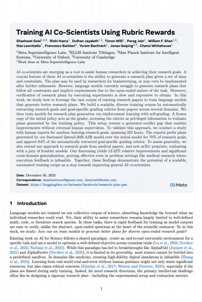 图片[5]-通用「AI科学家」来了？Meta发布训练新范式-AI Express News