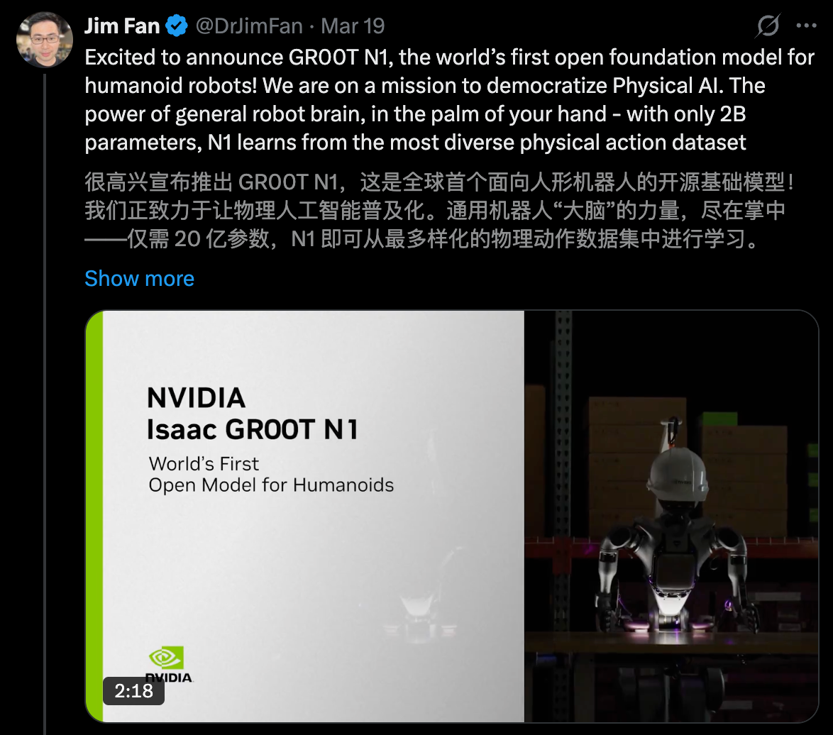 图片[6]-30人团队震撼英伟达！Jim Fan自曝三个教训，重押世界模型-AI Express News