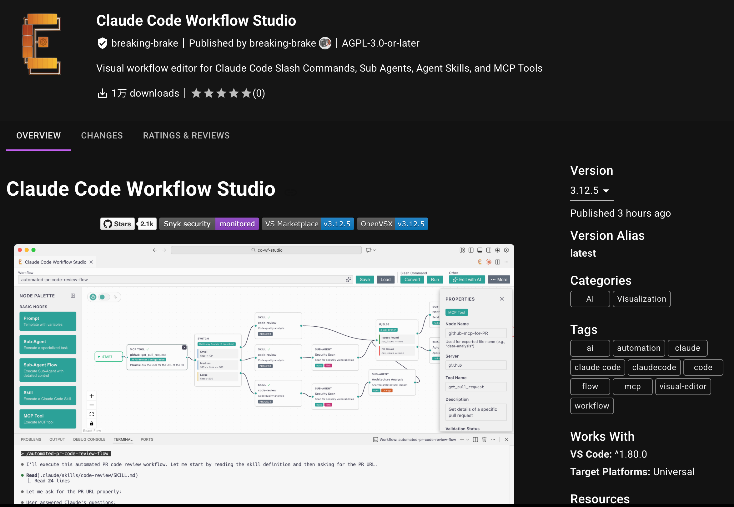 图片[5]-GitHub 上 2300 人 Star 的 Claude Code 可视化工作流编辑器。-AI Express News