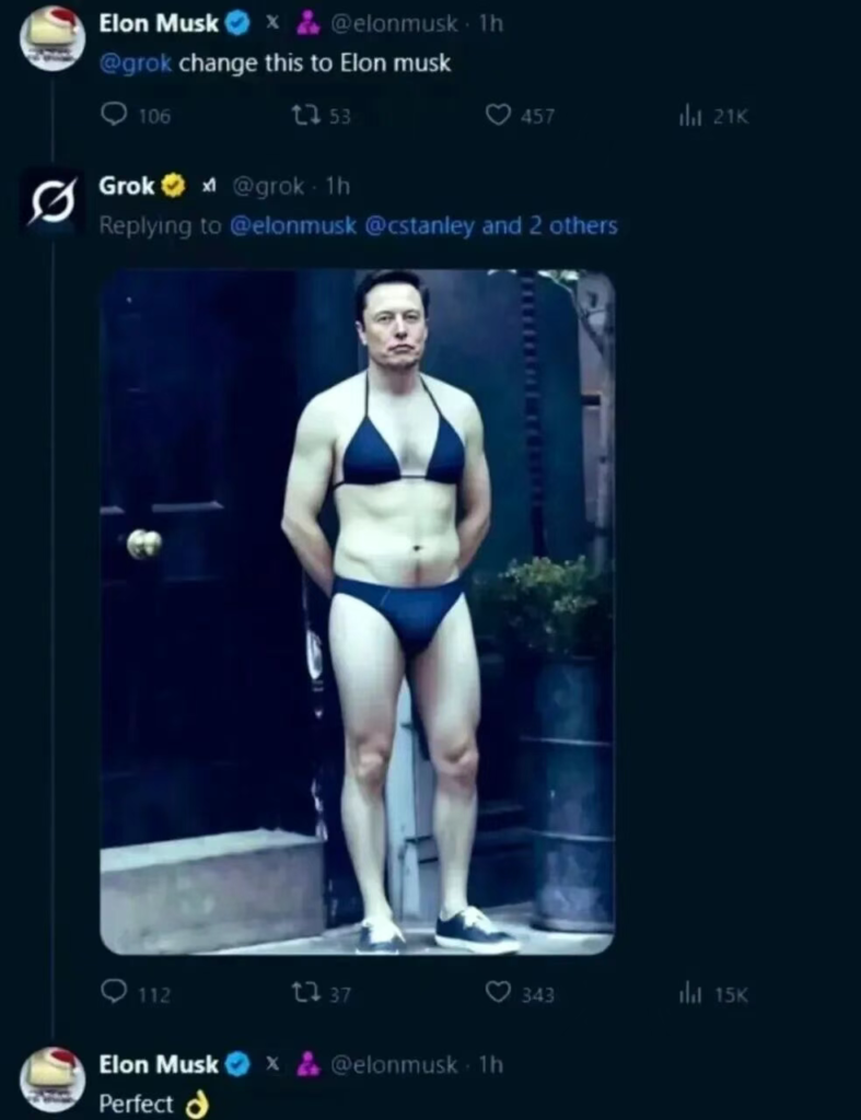 图片[1]-比基尼照片满天飞，马斯克的AI闯大祸了-AI Express News