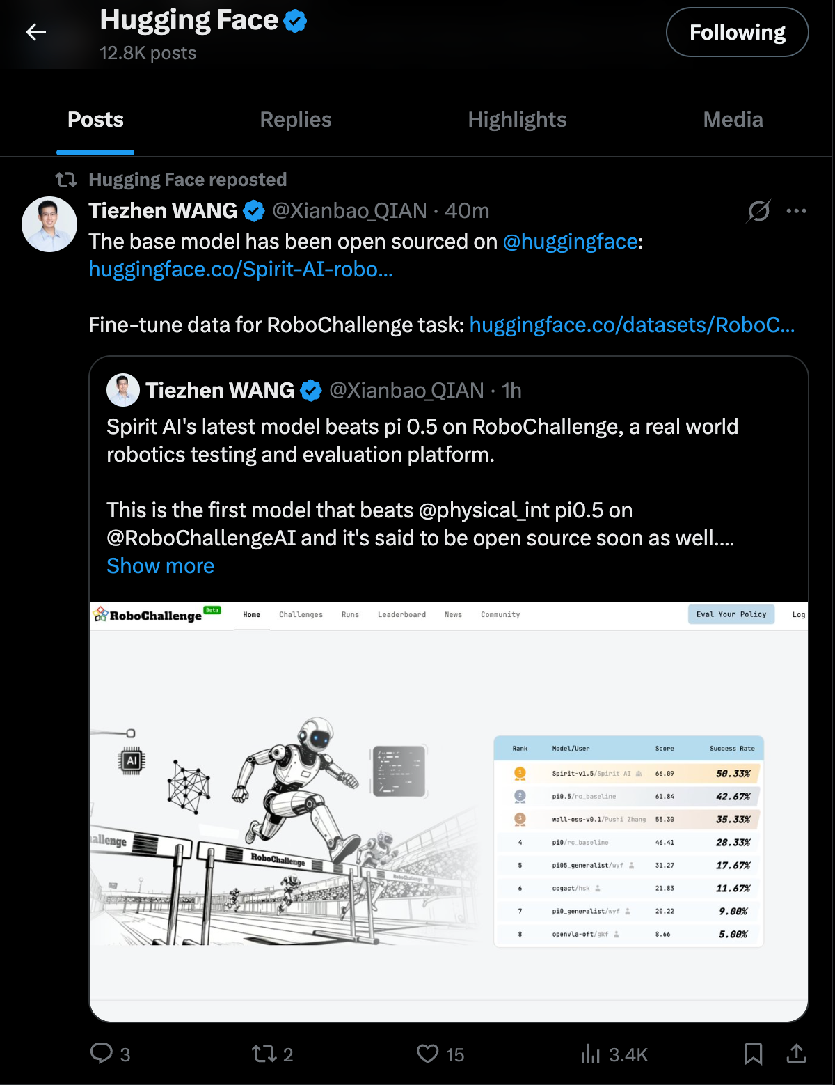 图片[5]-被Jim Fan点赞！全球第一的千寻智能Spirit v1.5正式开源！-AI Express News