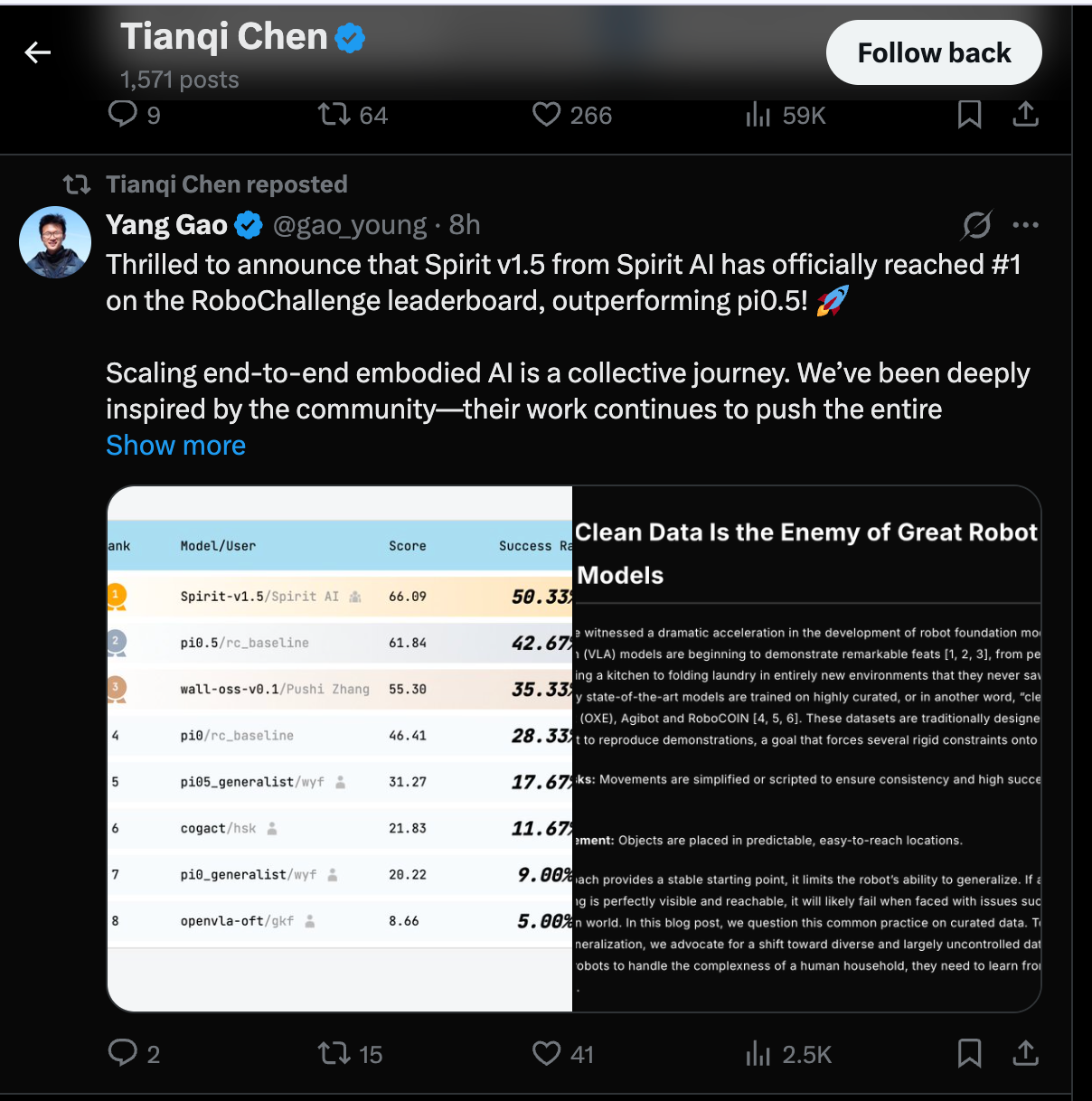 图片[6]-被Jim Fan点赞！全球第一的千寻智能Spirit v1.5正式开源！-AI Express News
