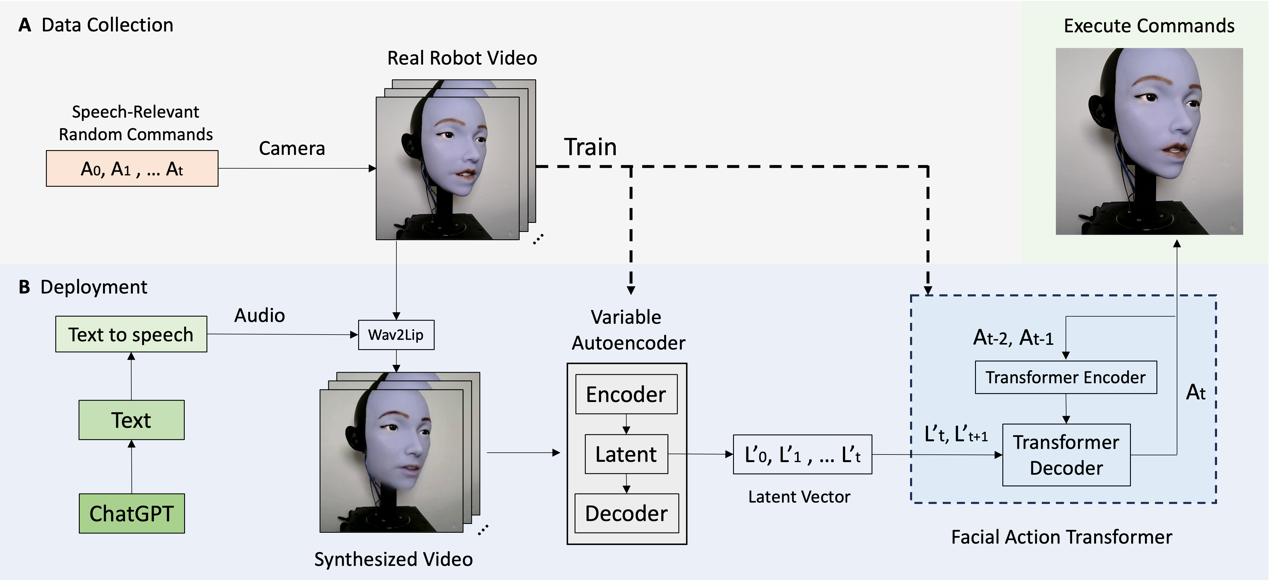 图片[5]-人脸机器人登上Science Robotics封面：用AI教会仿生人脸机器人「开口说话」-AI Express News