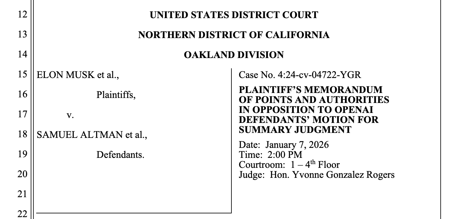 图片[1]-奥特曼秘密持股OpenAI！法庭文件曝光Brockman日记：2017年就想转盈利踢走马斯克了-AI Express News