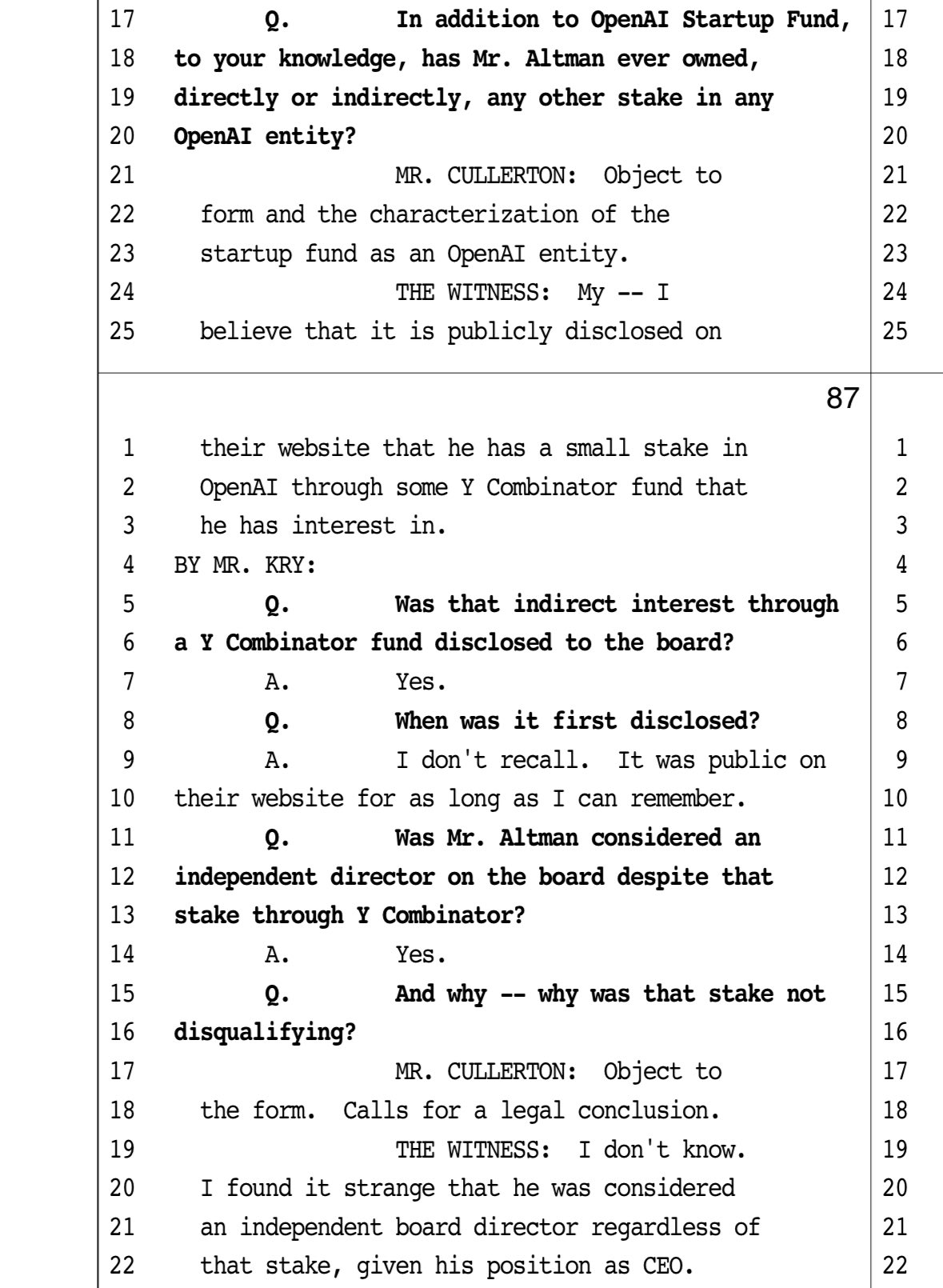 图片[6]-奥特曼秘密持股OpenAI！法庭文件曝光Brockman日记：2017年就想转盈利踢走马斯克了-AI Express News