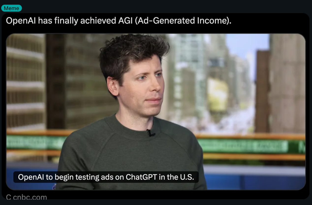 图片[12]-年入1400亿！奥特曼印钞机转疯了，AGI尽头是卖广告-AI Express News