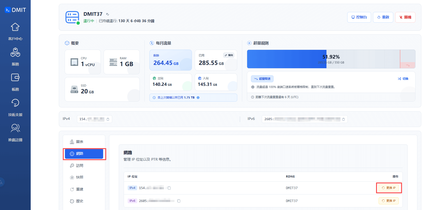 图片[2]-DMIT 上线手动更换 IP 功能 - 不需用再工单处理了！-AI Express News